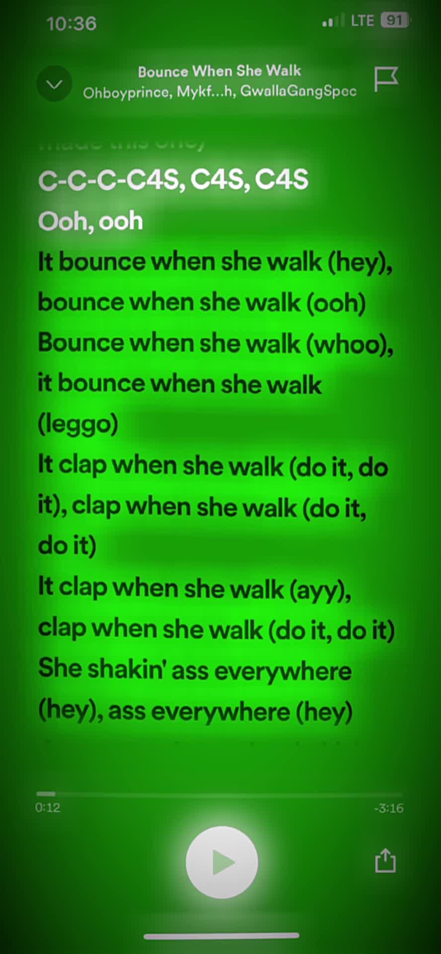 @Spotify lyrics