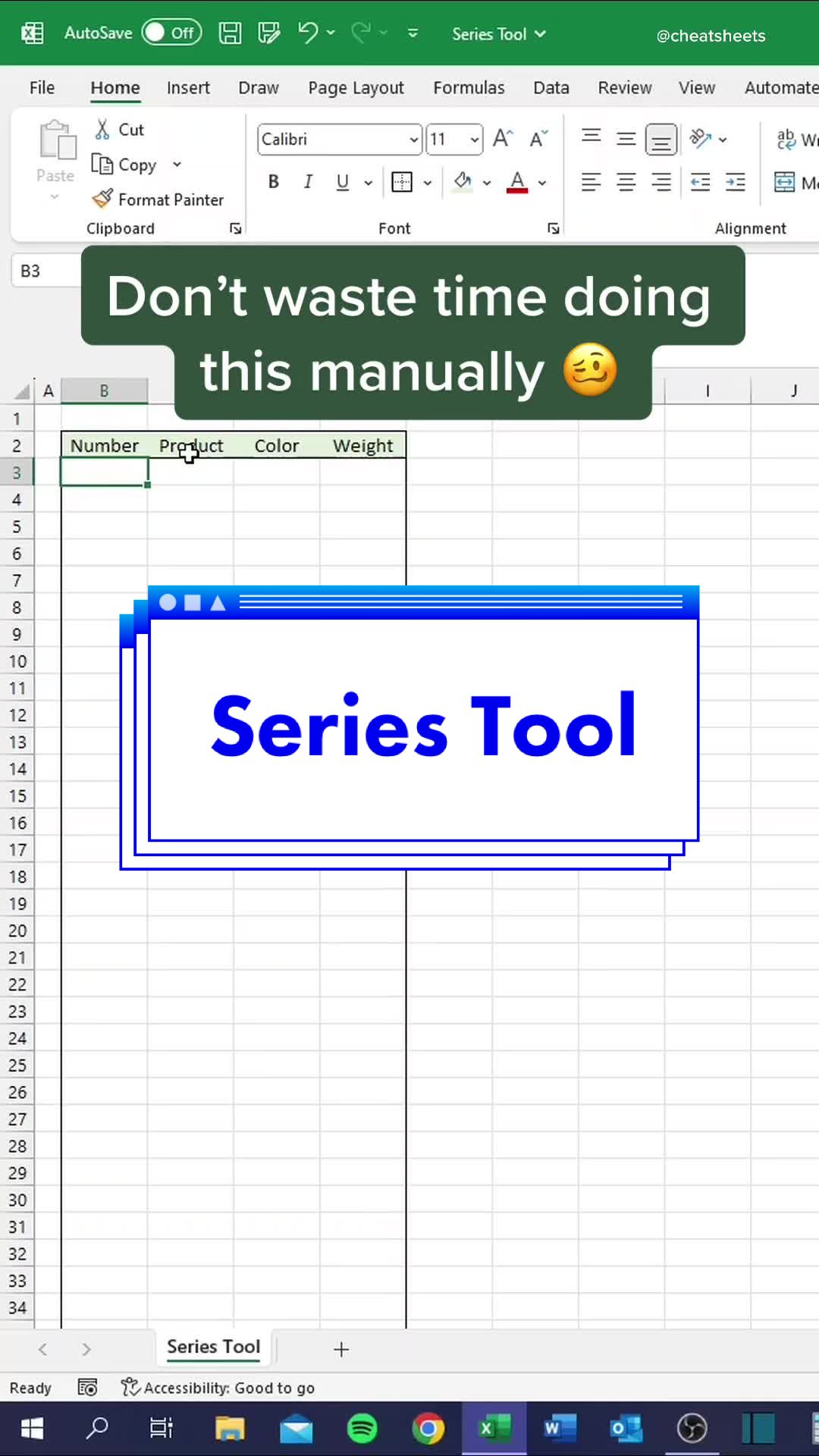 @CheatSheets | Excel & GSheets