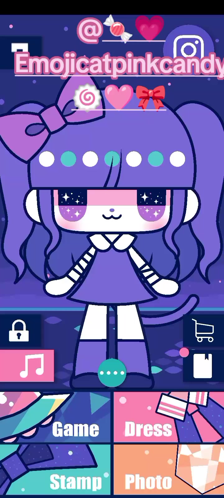@🎀Emoji cat green pink candy🎀