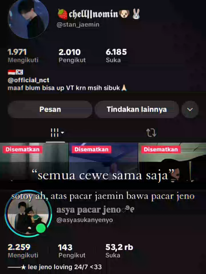 @asyaa pacarnya jenooೀ