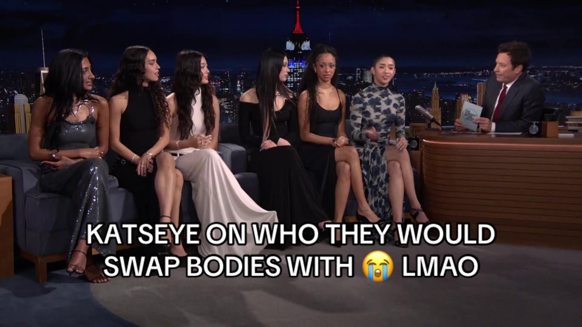katseye on the tonight show starring | eli⁶ ⚓️ (@katseyeclicks)