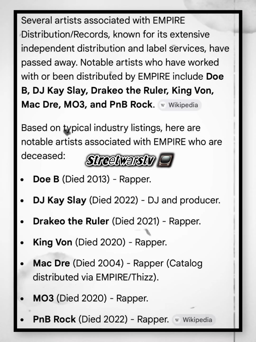 @Streetwarstv Reloaded &trade;️