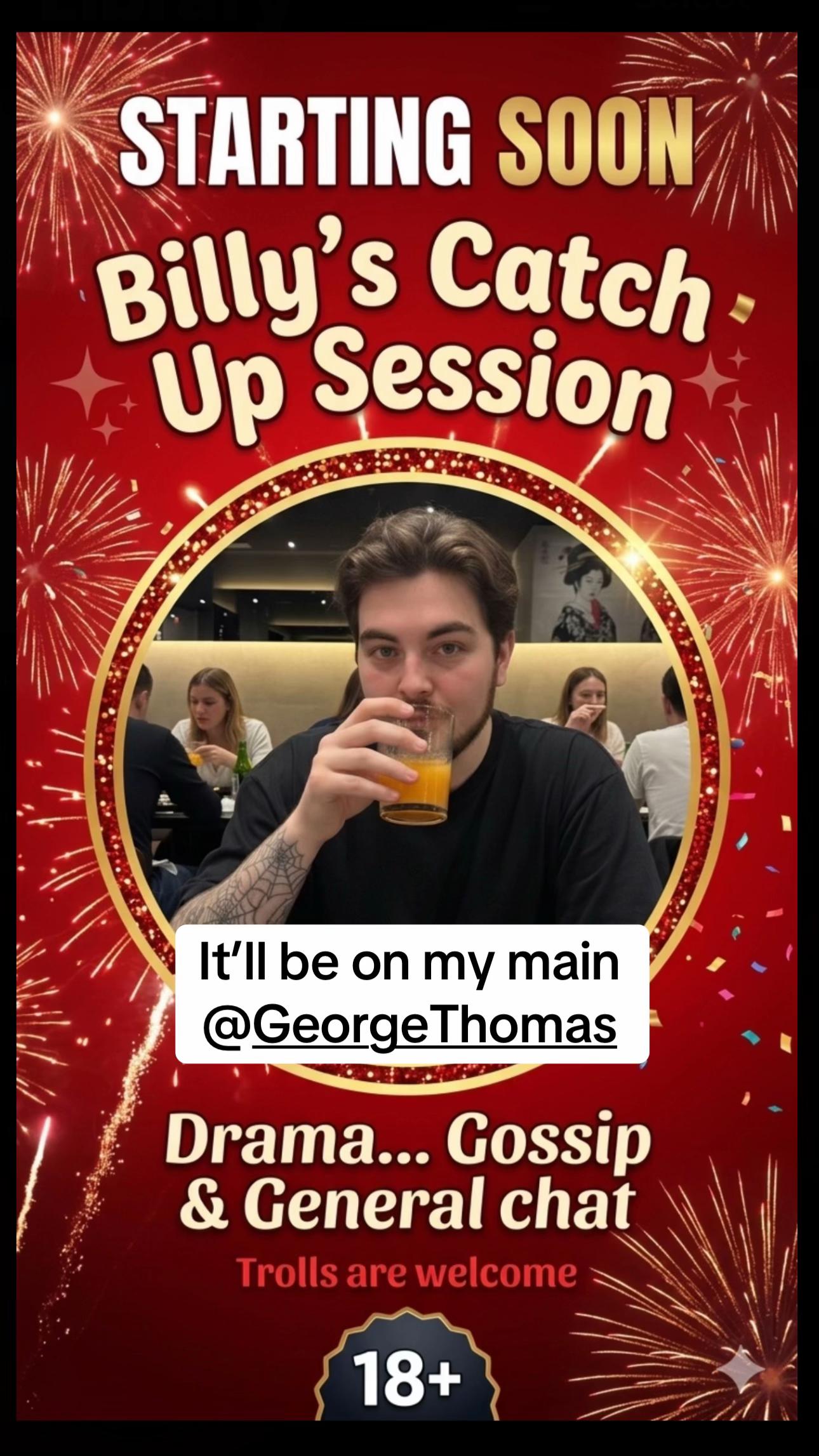 @Billy&rsquo;s Catch Up Sessions