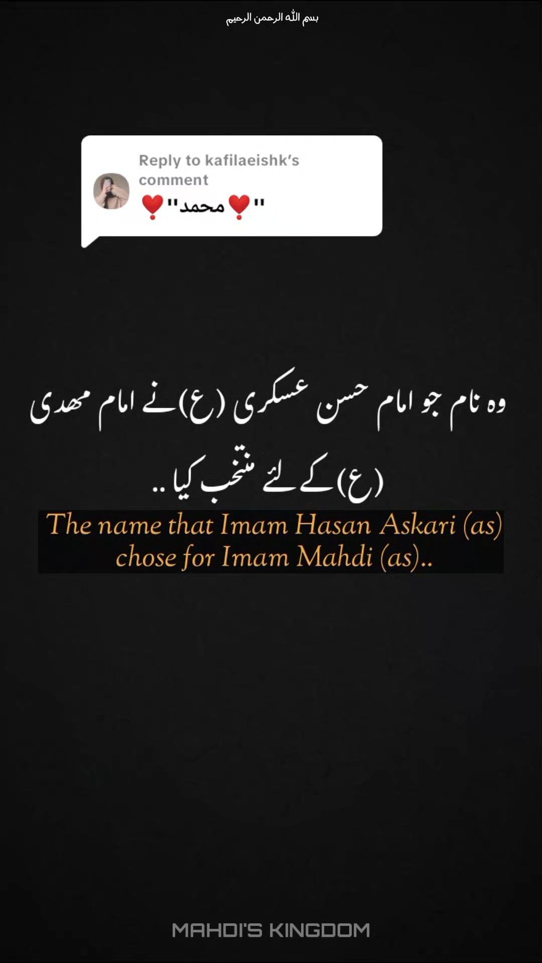 @MAHDI'S KINGDOM