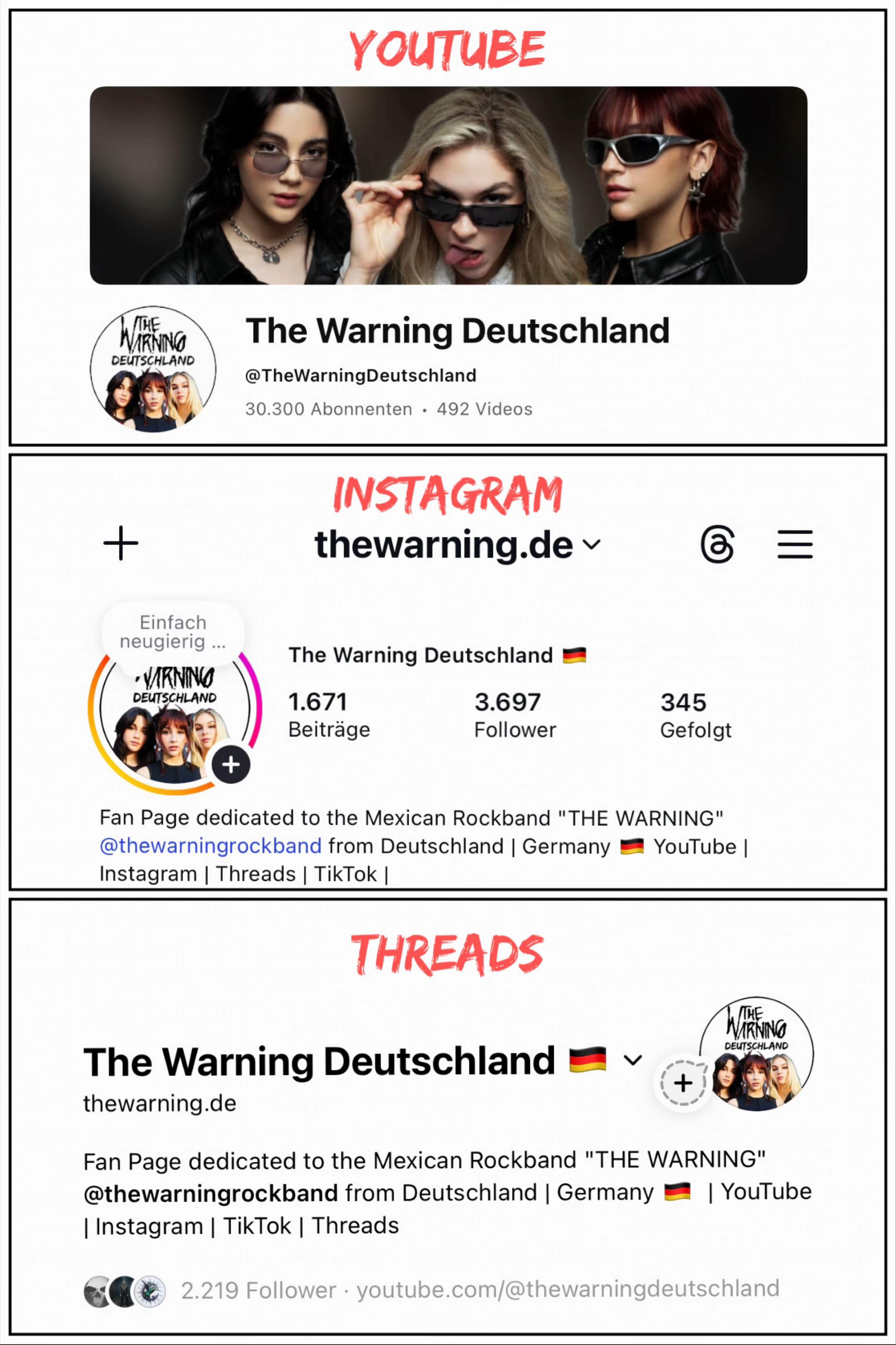 @The Warning Deutschland🇩🇪Fan