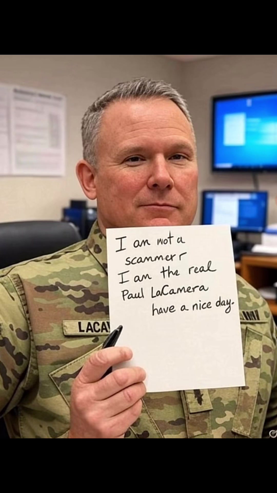 @official general paul lacamera