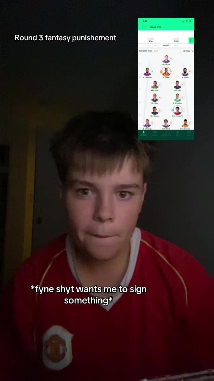@Fantasy forfeits