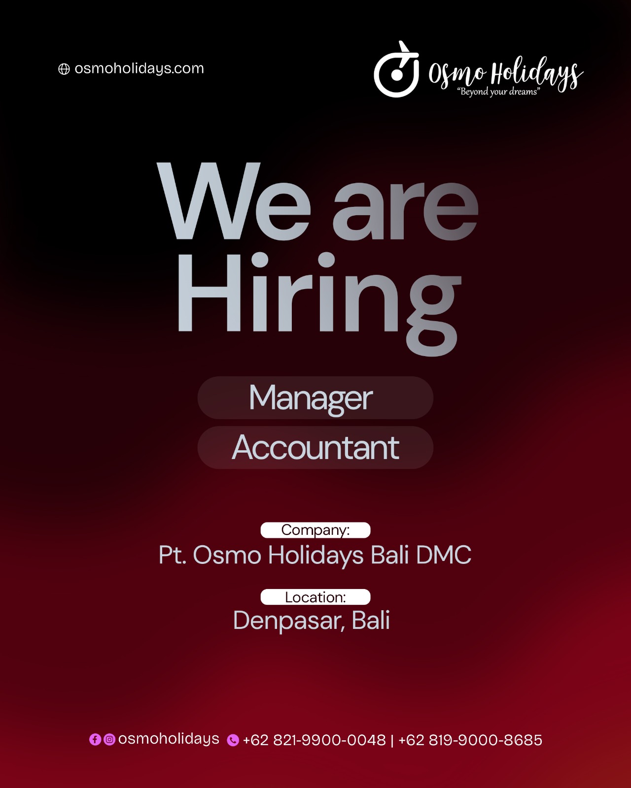 @Pt. Osmo Holidays Bali DMC