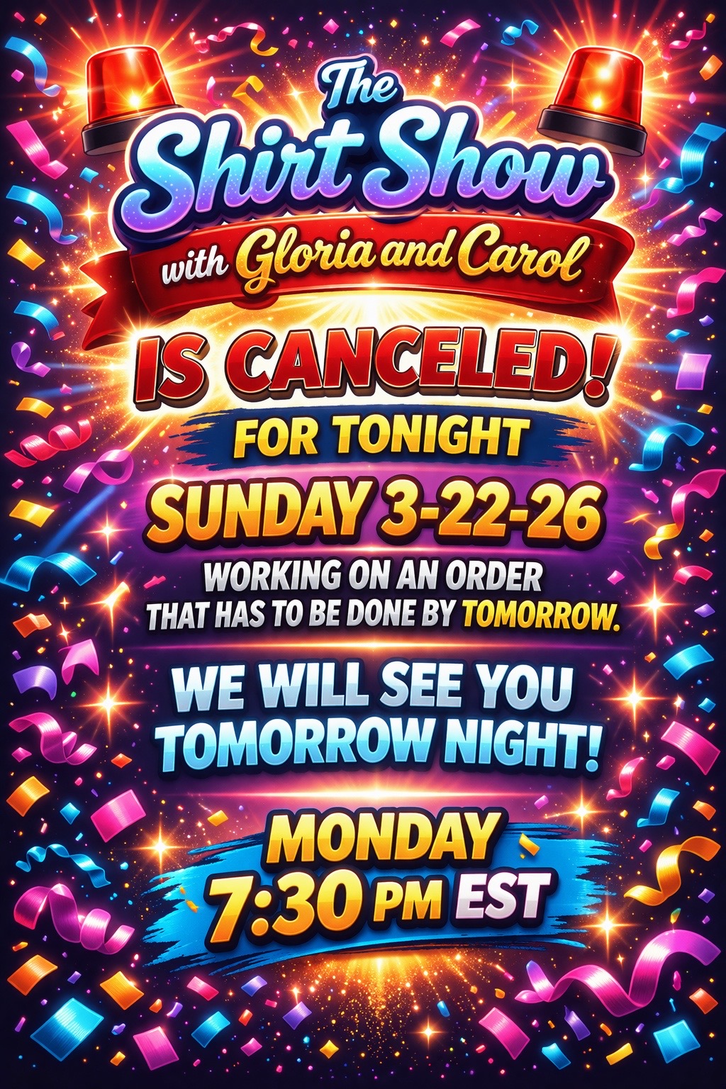 @Gloria &ldquo;The Shirt Show&rdquo;