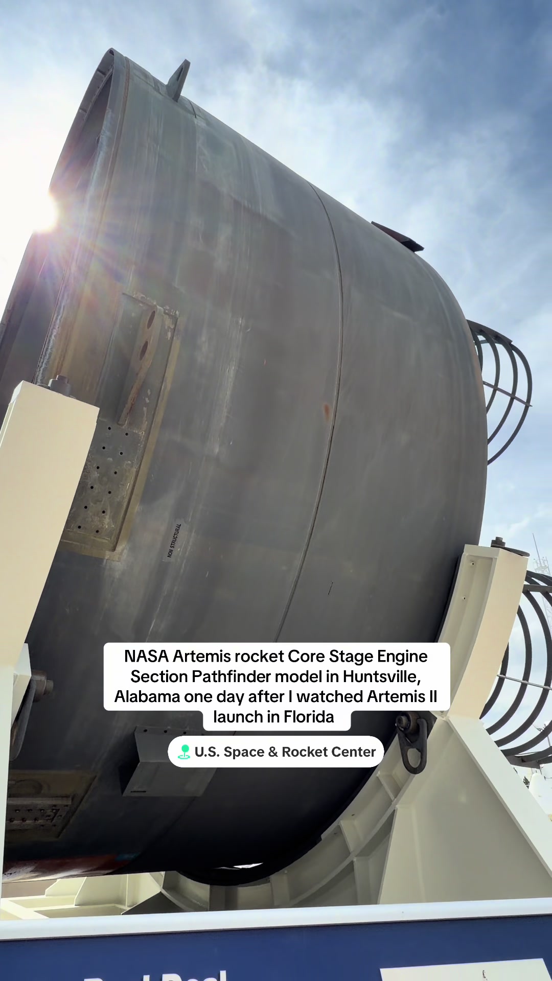 Here is the NASA Artemis rocket Core | Franklin (@franklinisbored)