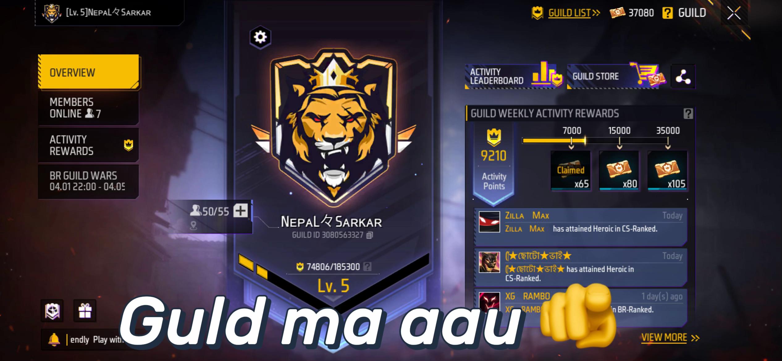 @Gamer Raja