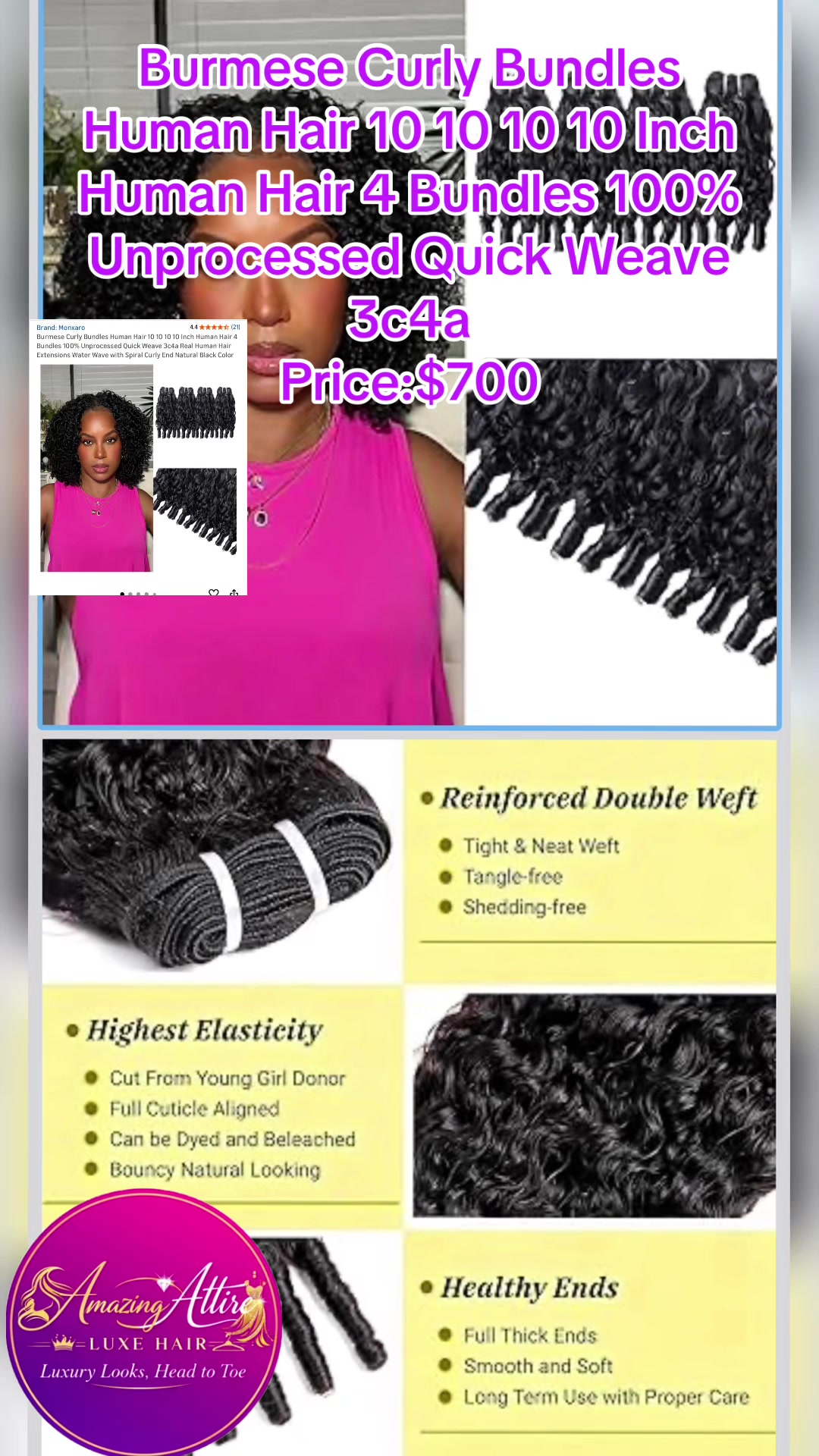 @Amazing Attire Luxe Hair