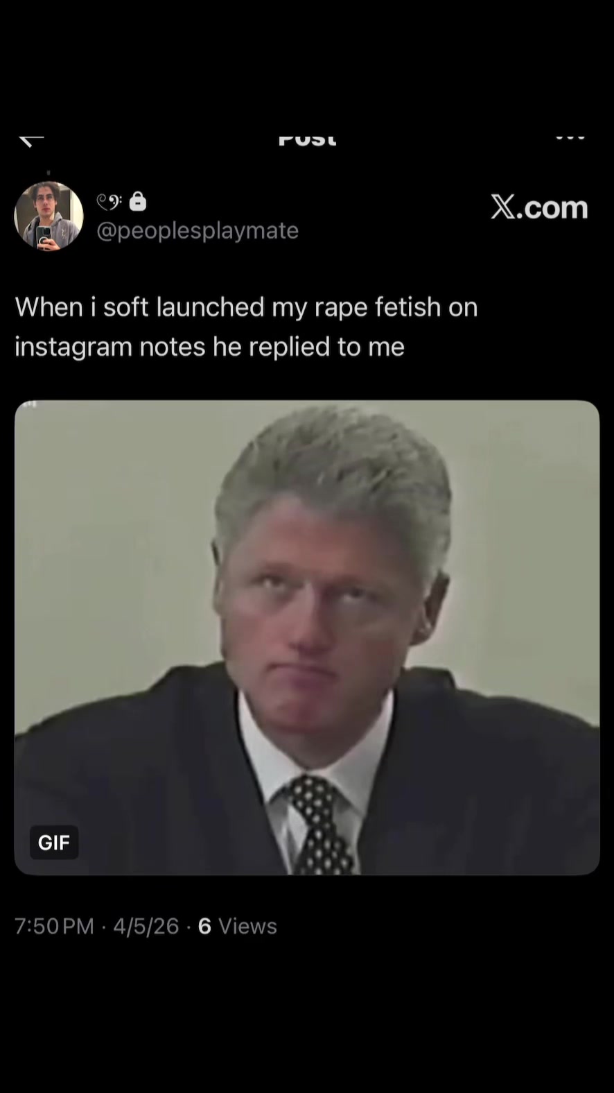 @billclintonrapevictim