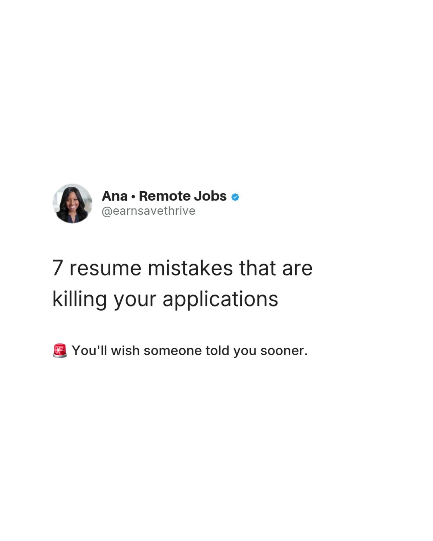 @Ana &bull; Remote Jobs