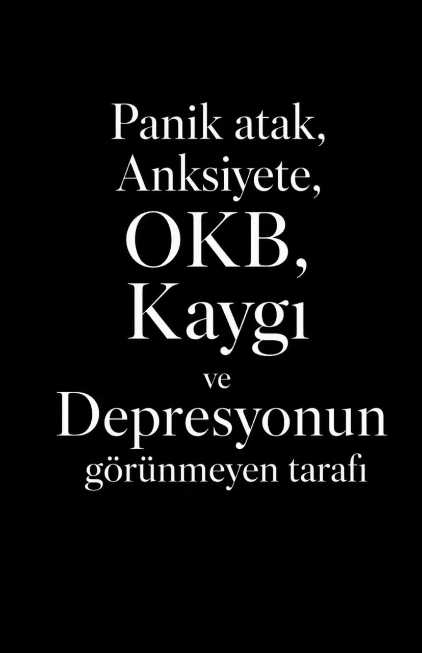 @Anksiyete panik atak okb