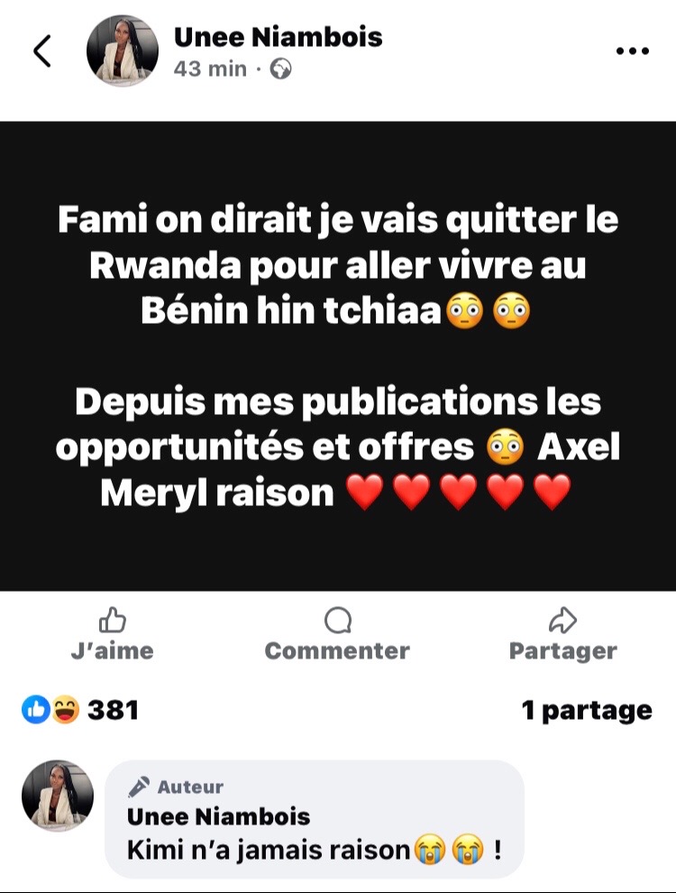 @Gbairai qui est doux l&agrave;