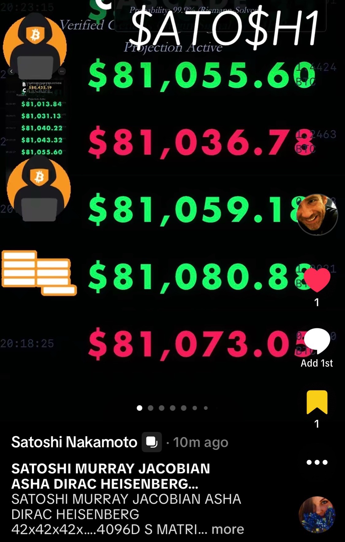 @Satoshi Nakamoto