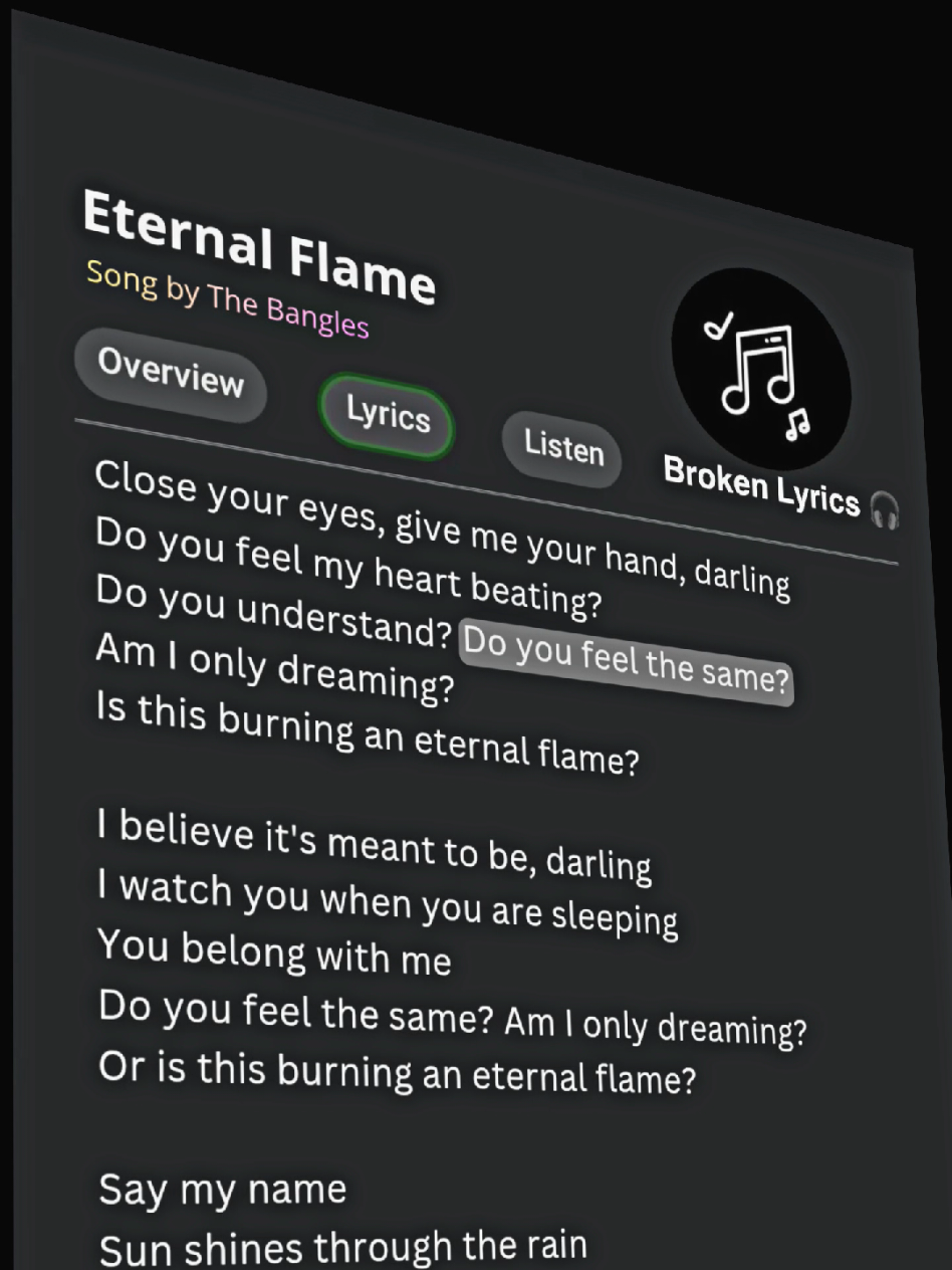 @𝗕𝗿𝗼𝗸𝗲𝗻 𝗟𝘆𝗿𝗶𝗰𝘀 🎧