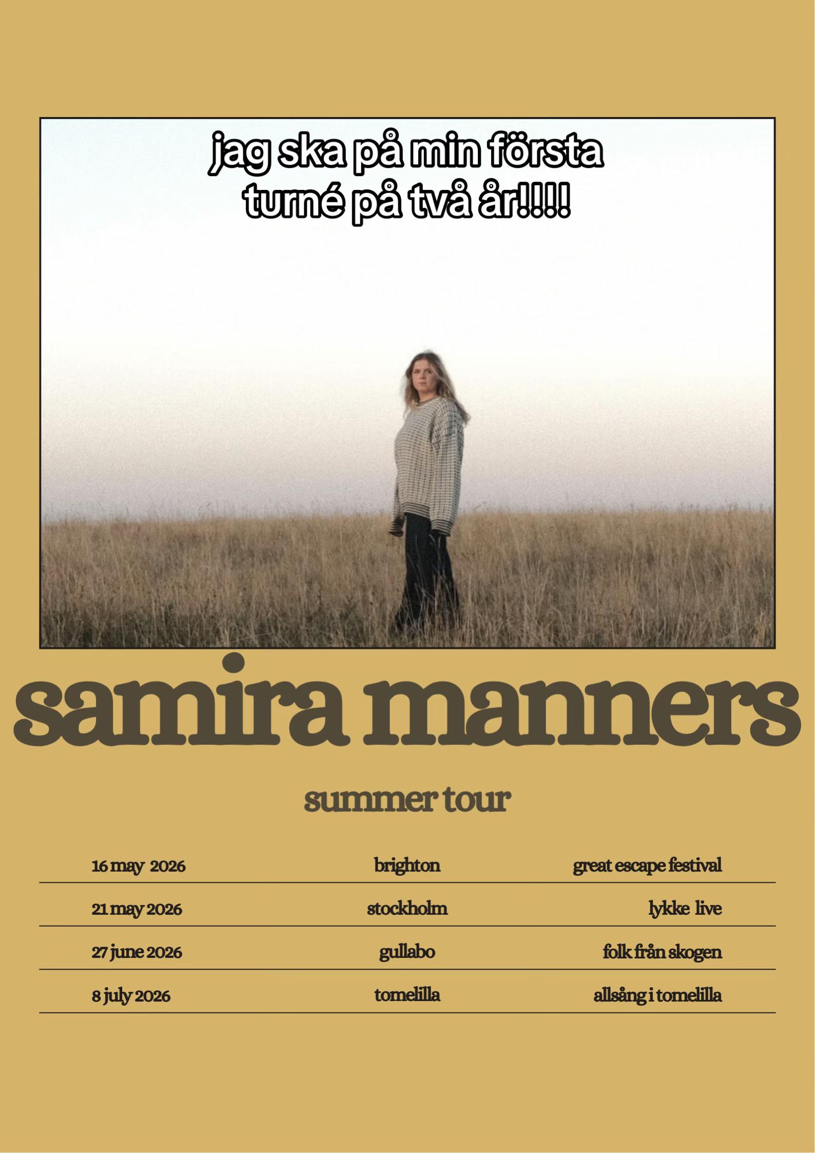 @samira manners
