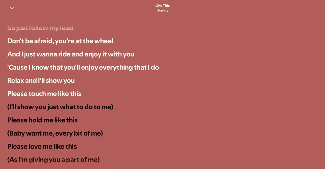 @Spotify Song Lyrics