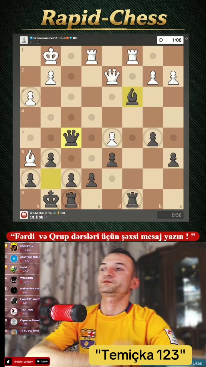 @𝐸𝓁𝒸𝒾𝓃 𝒴𝑒𝓃𝒾𝓈𝑒𝓎 ✅♟️
