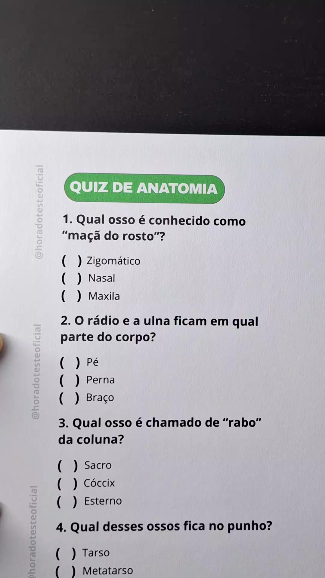 @Hora do Teste Oficial