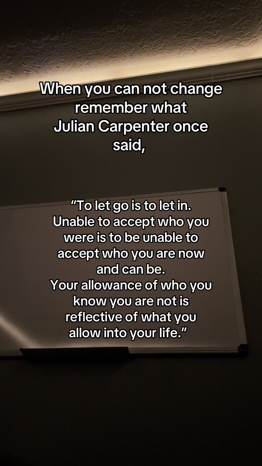 @Julian Carpenter