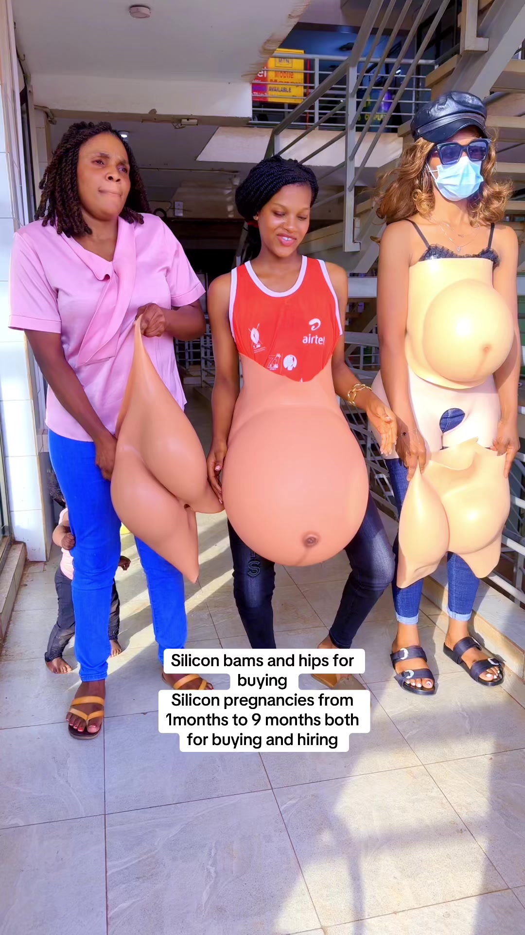@Pregnant Nalwoga silicone wear