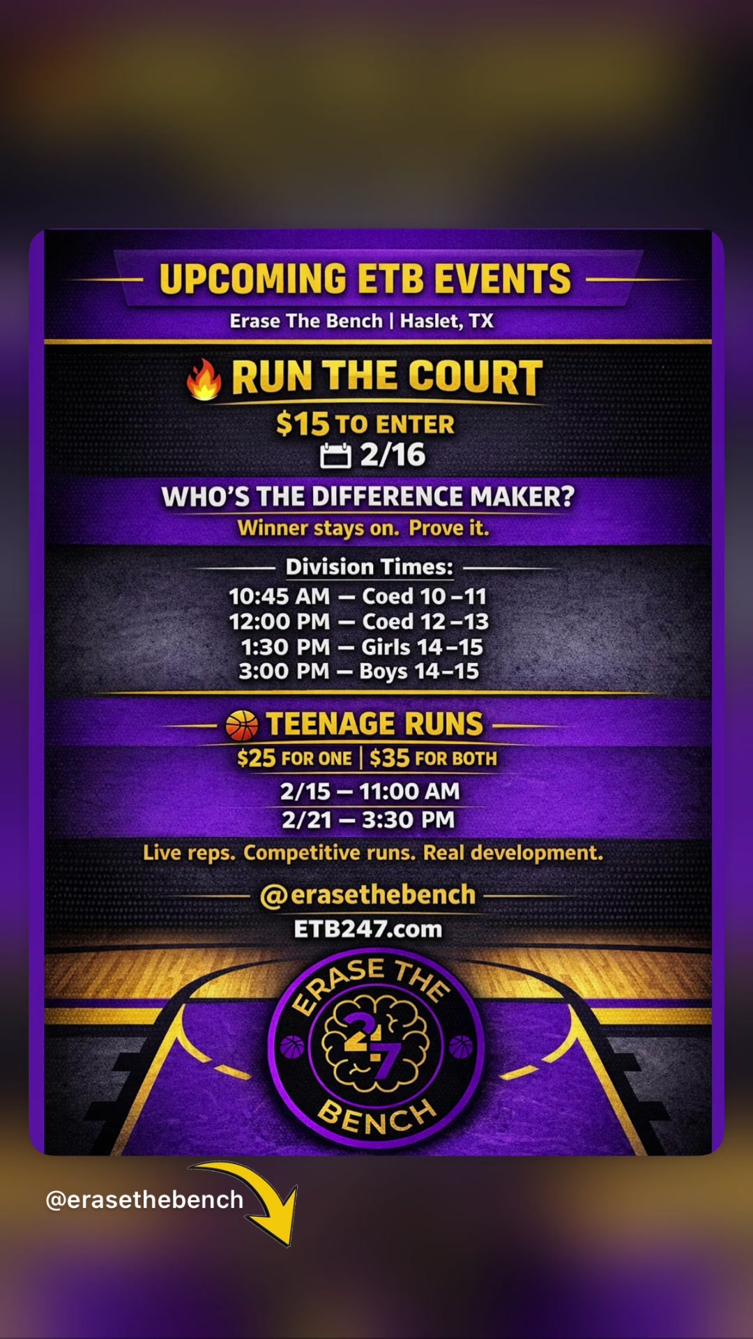 @Erase The Bench