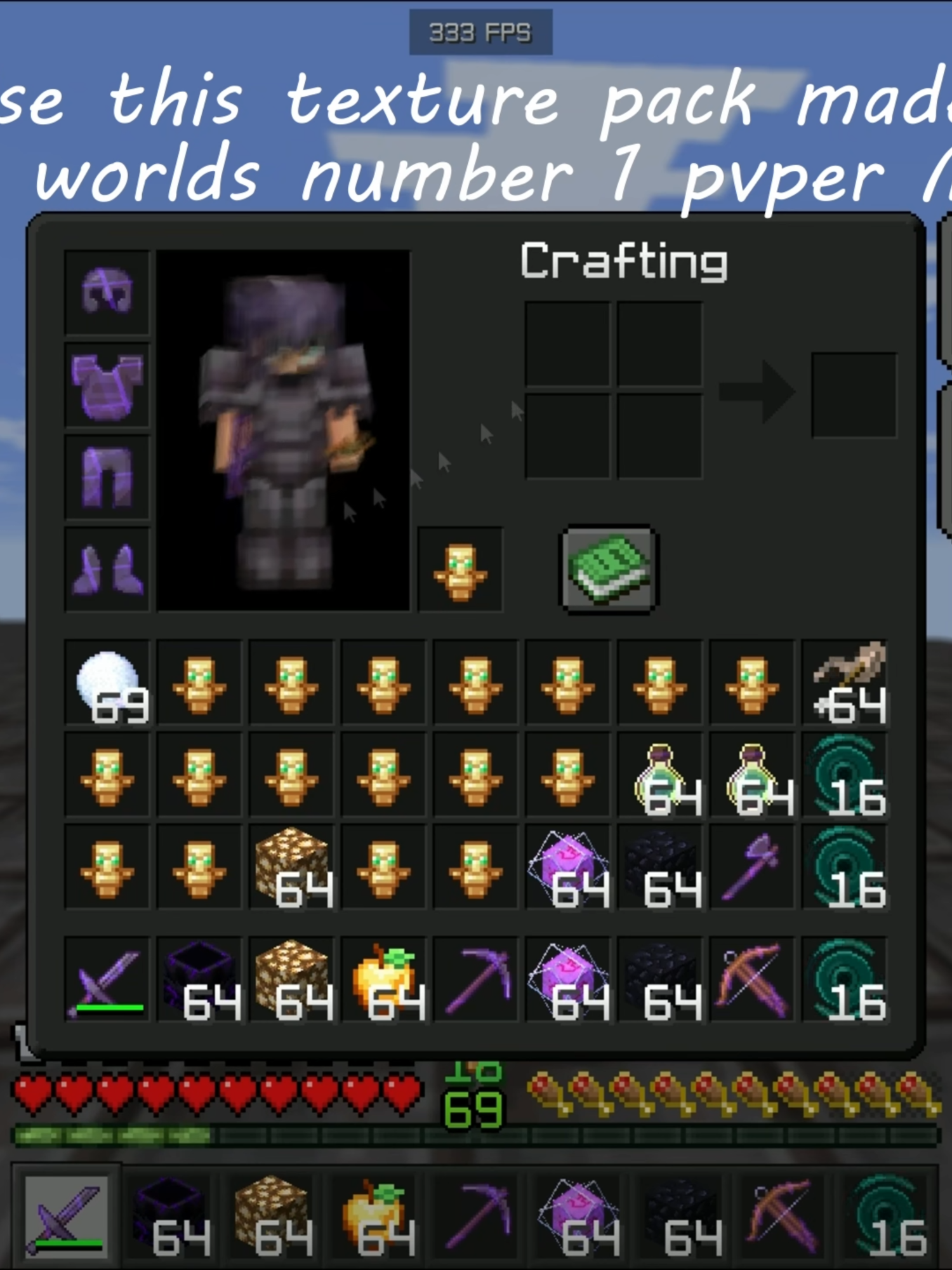 Best MC CPVP Texture Pack!! Made By | Lowview (@lowviewmc)