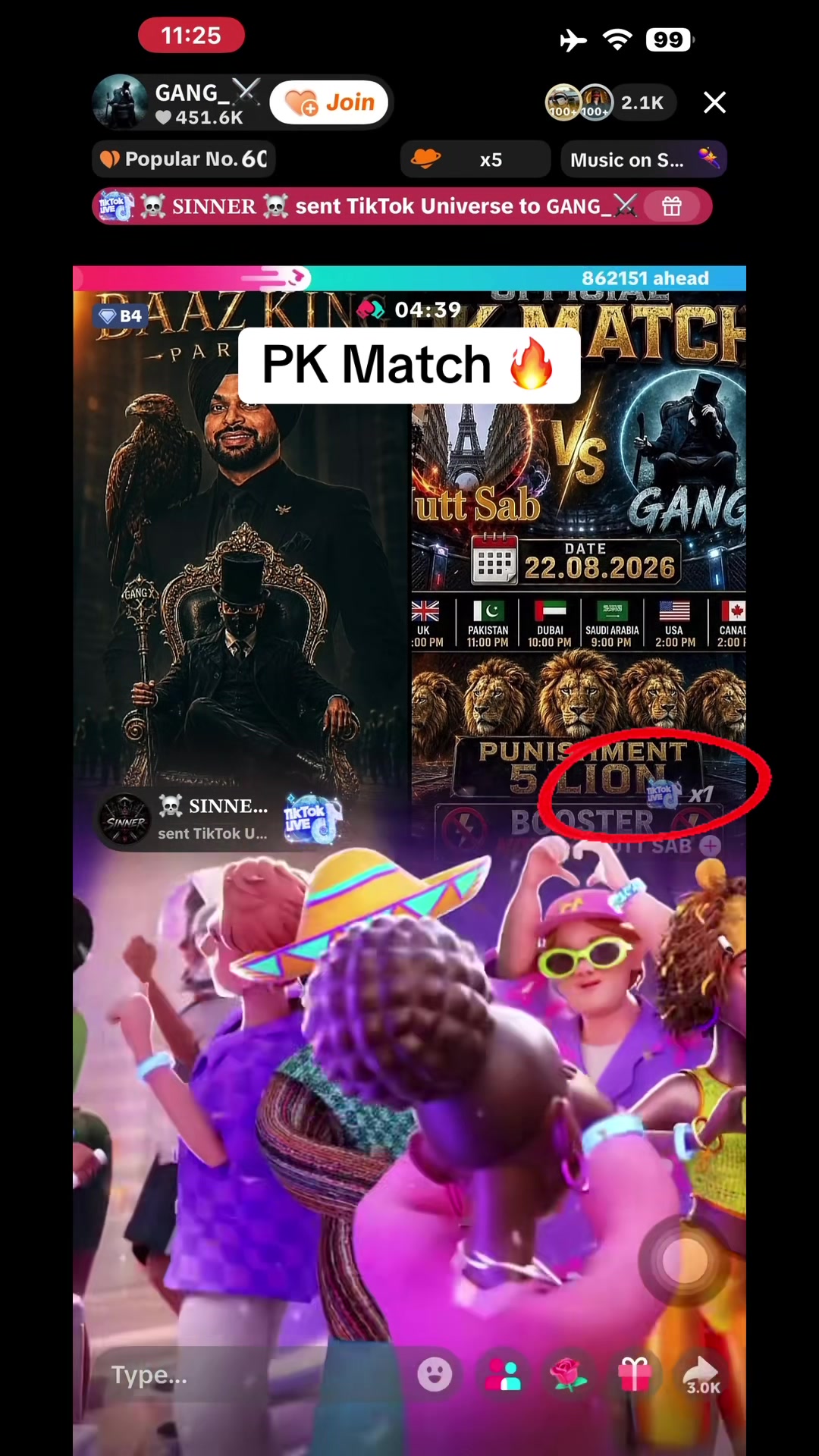 @Tiktok Live Matches