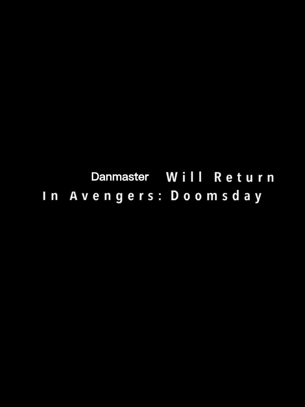 @Danmaster Amaster