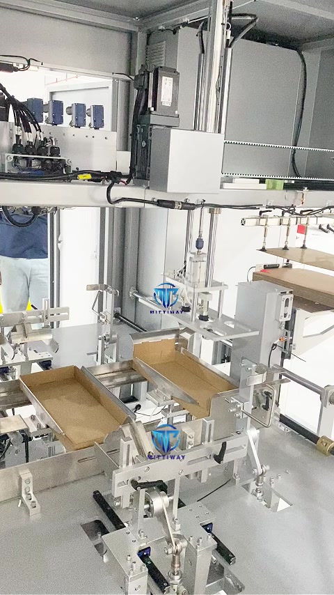 @Hot melt glue tray former