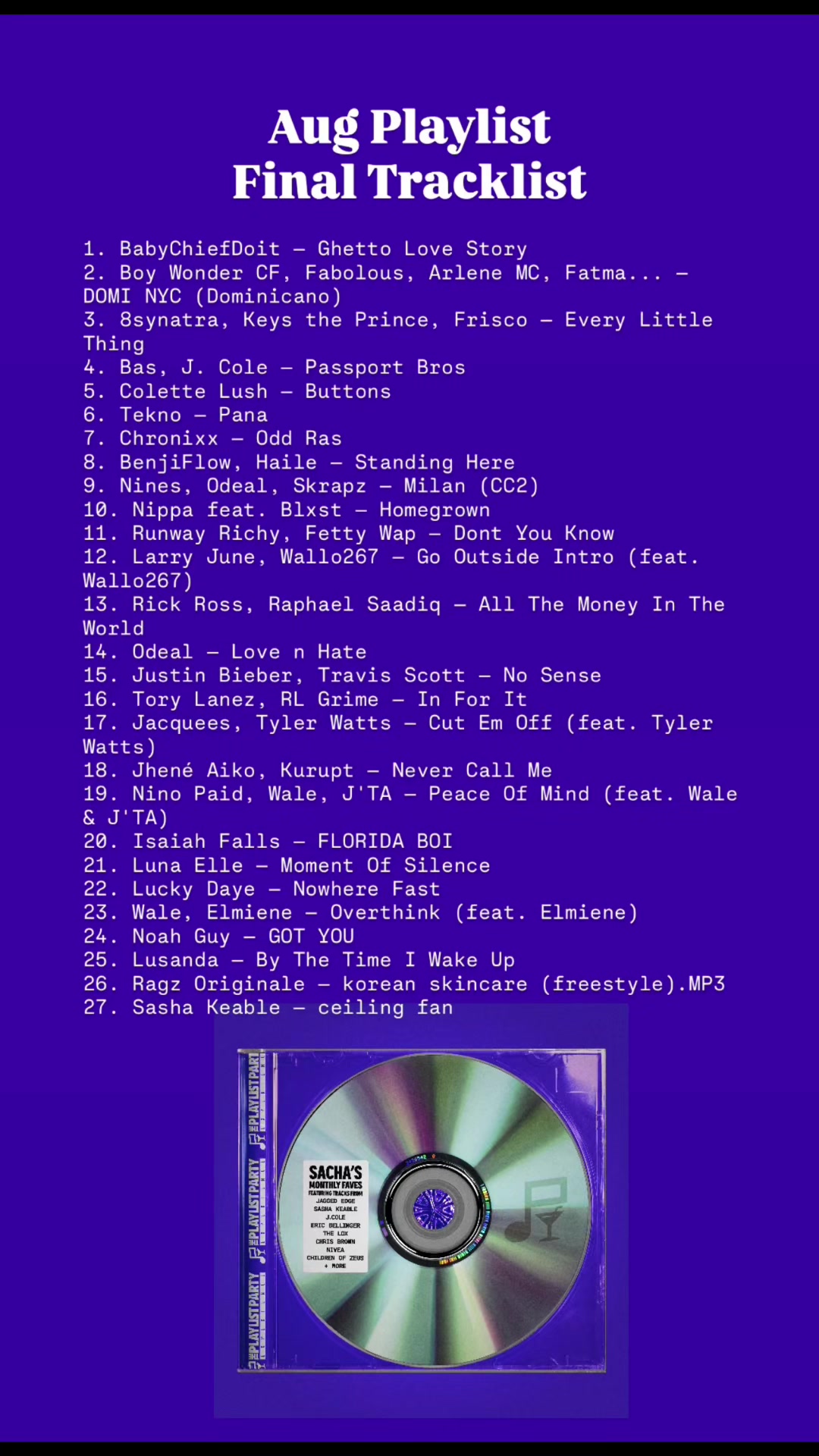 @Sacha | Playlist Expert 🎶