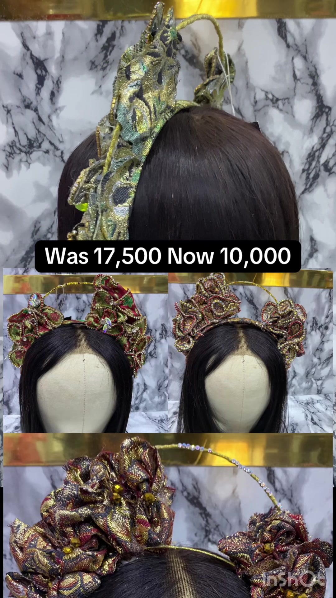 @Handmade headpieces in lagos