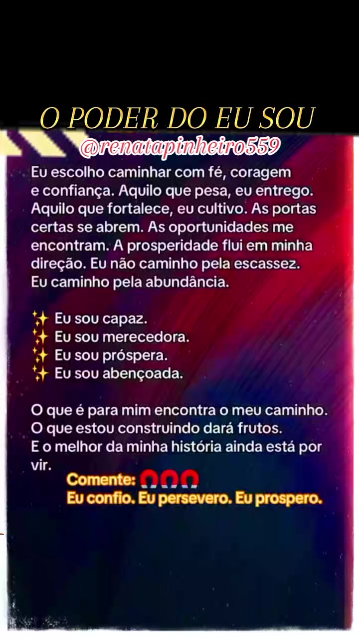 @✨O PODER DO EU SOU✨