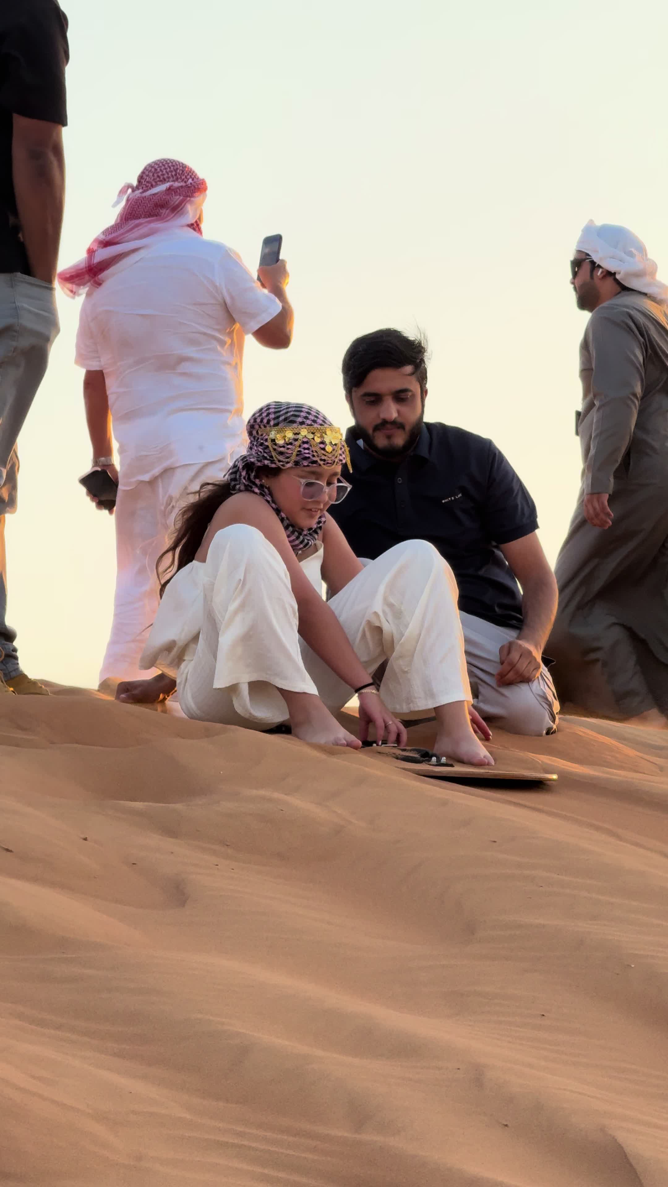@Golden sand desert safari