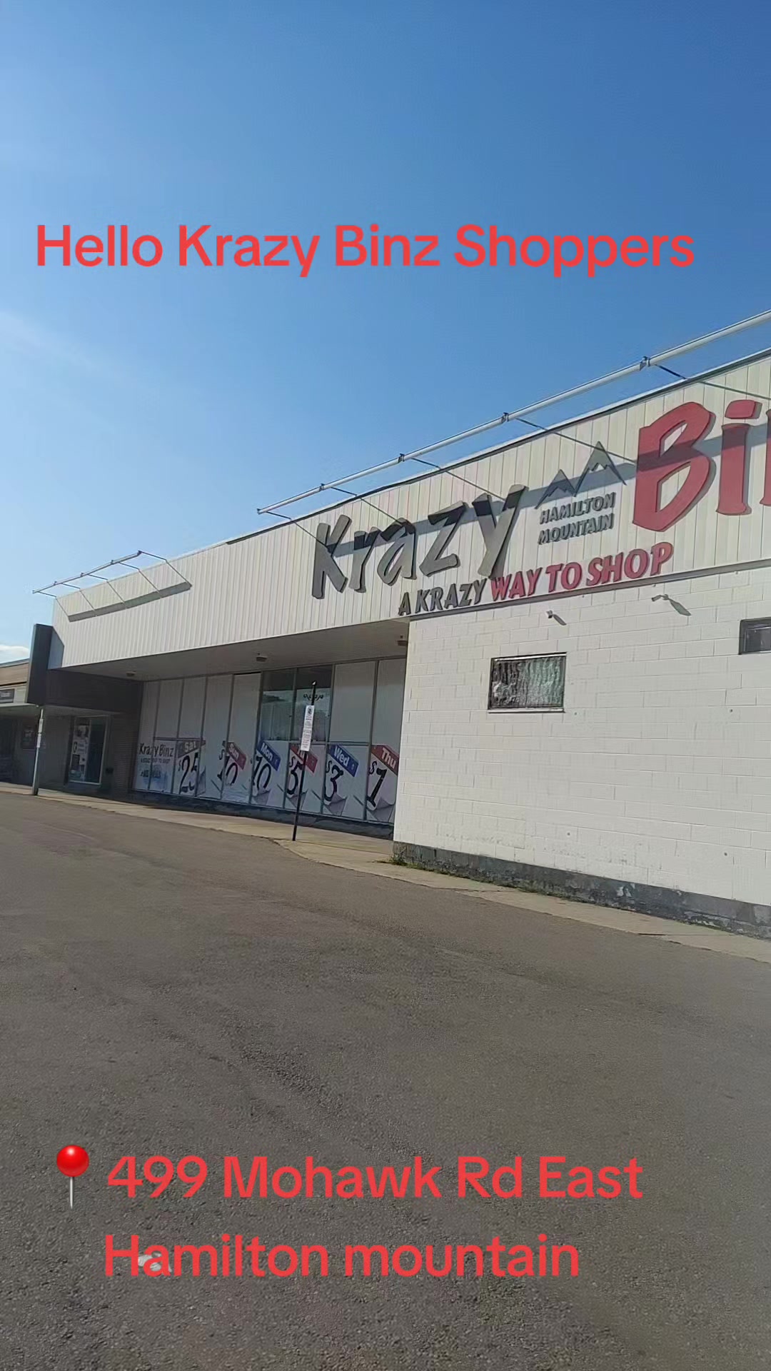 @Krazy Binz Hamilton Mountain