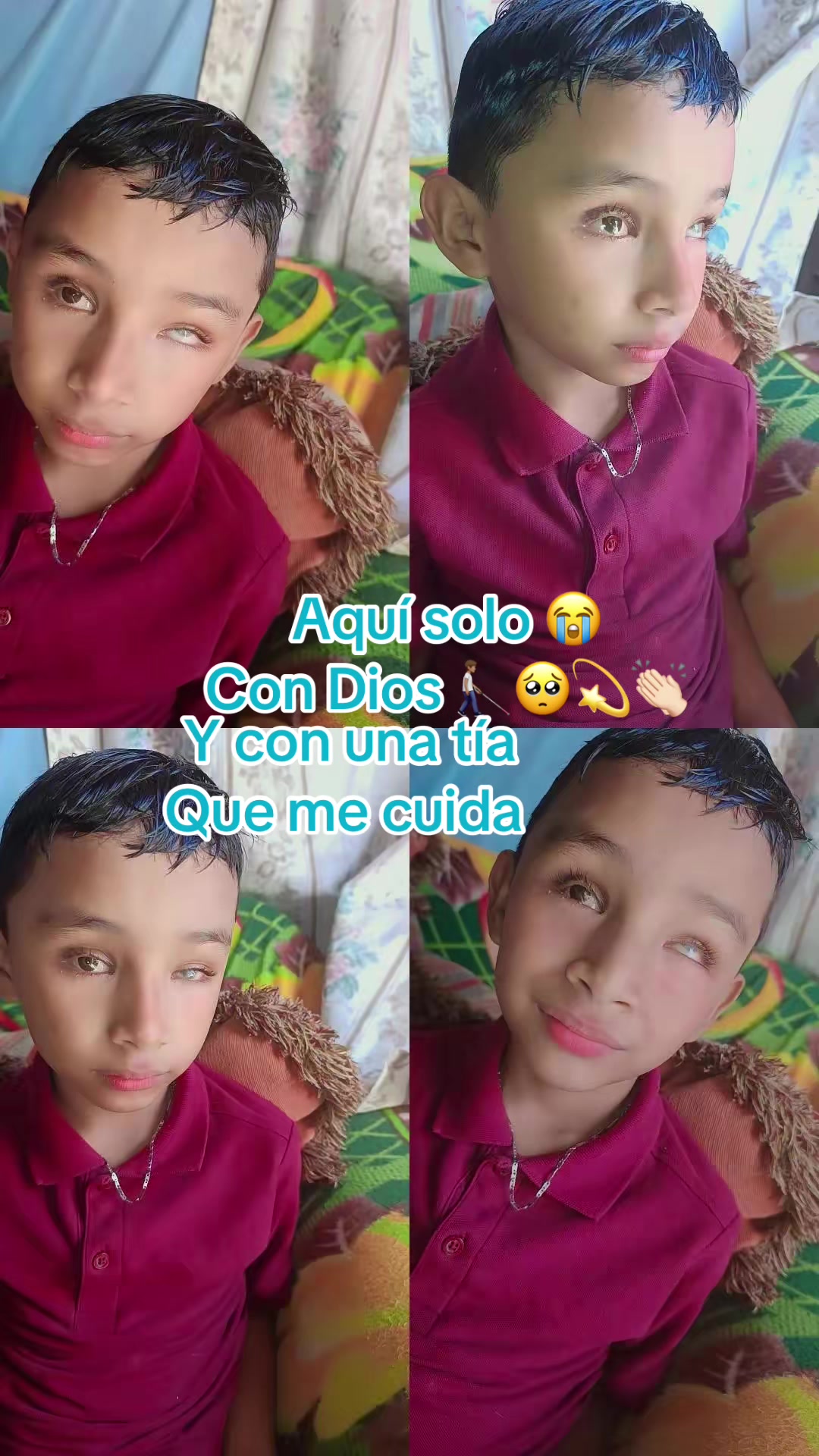 @👨🏽&zwj;🦯&zwj;➡️Dilan ni&ntilde;o ciego💧