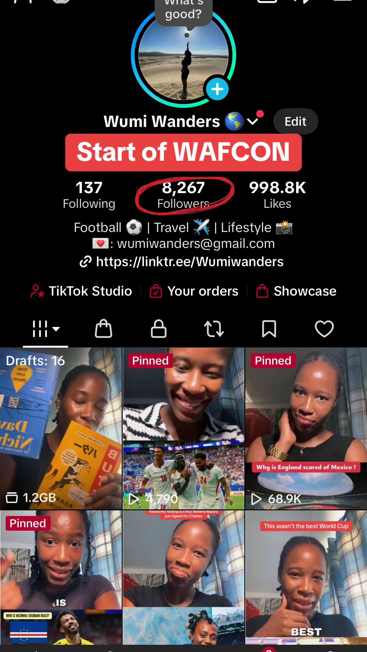 @Wumi Wanders 🌎