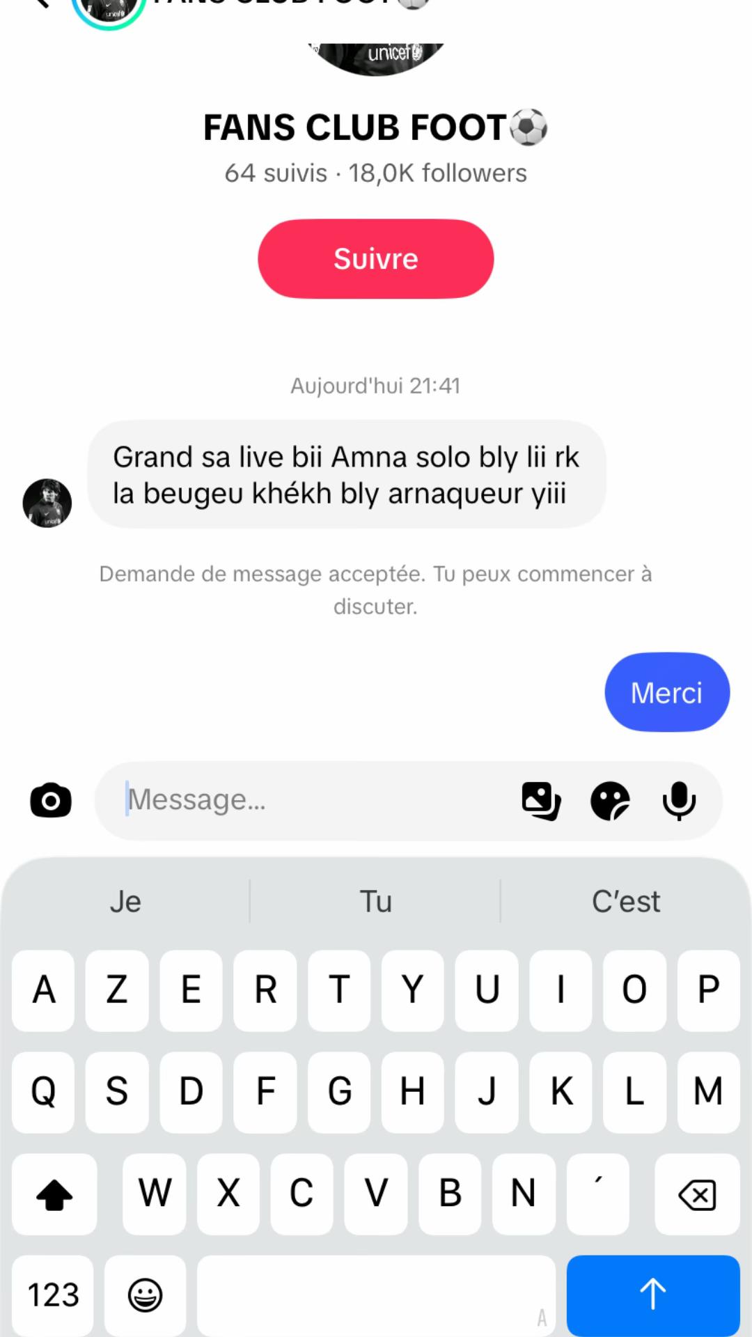 @Souhaibou d&eacute;noncer du peuple🚷
