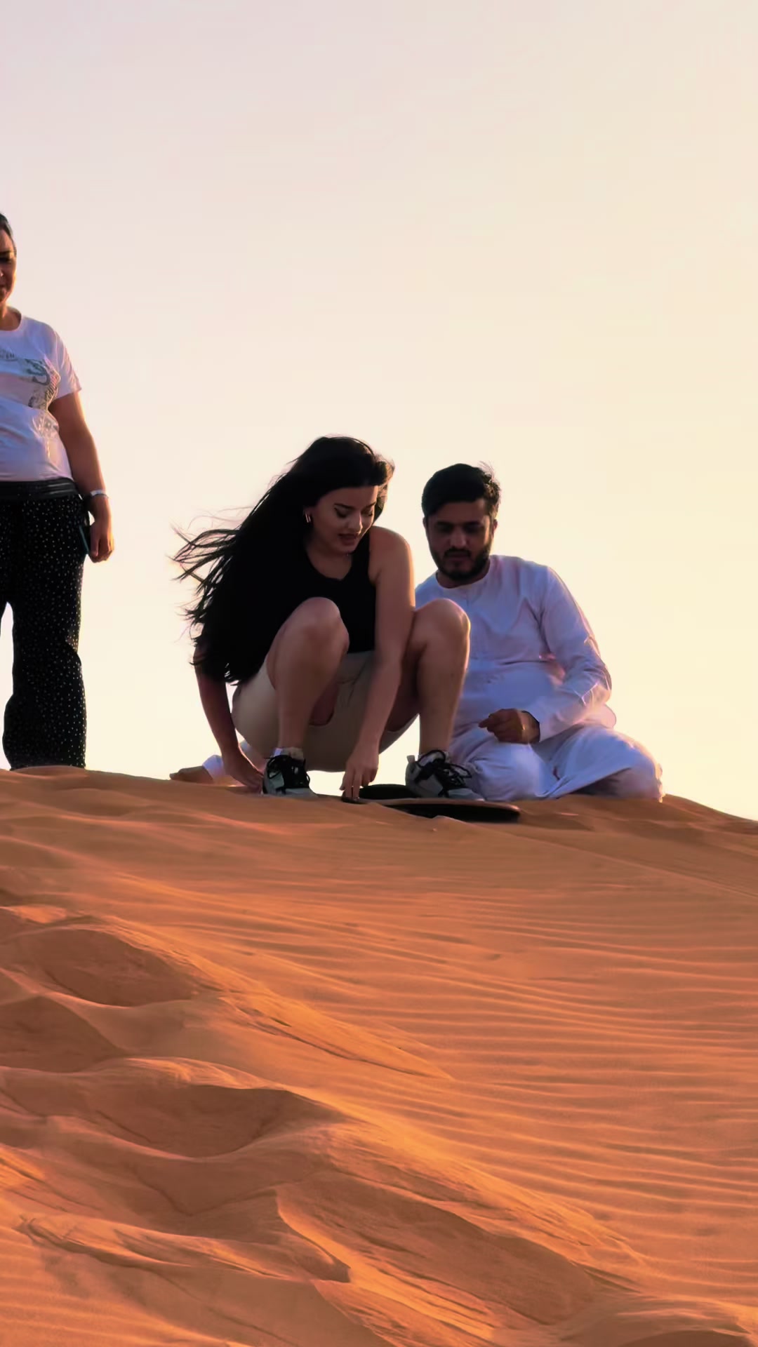 @Golden sand desert safari