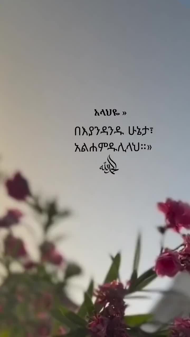 @ስለ ሕይወት  🦋