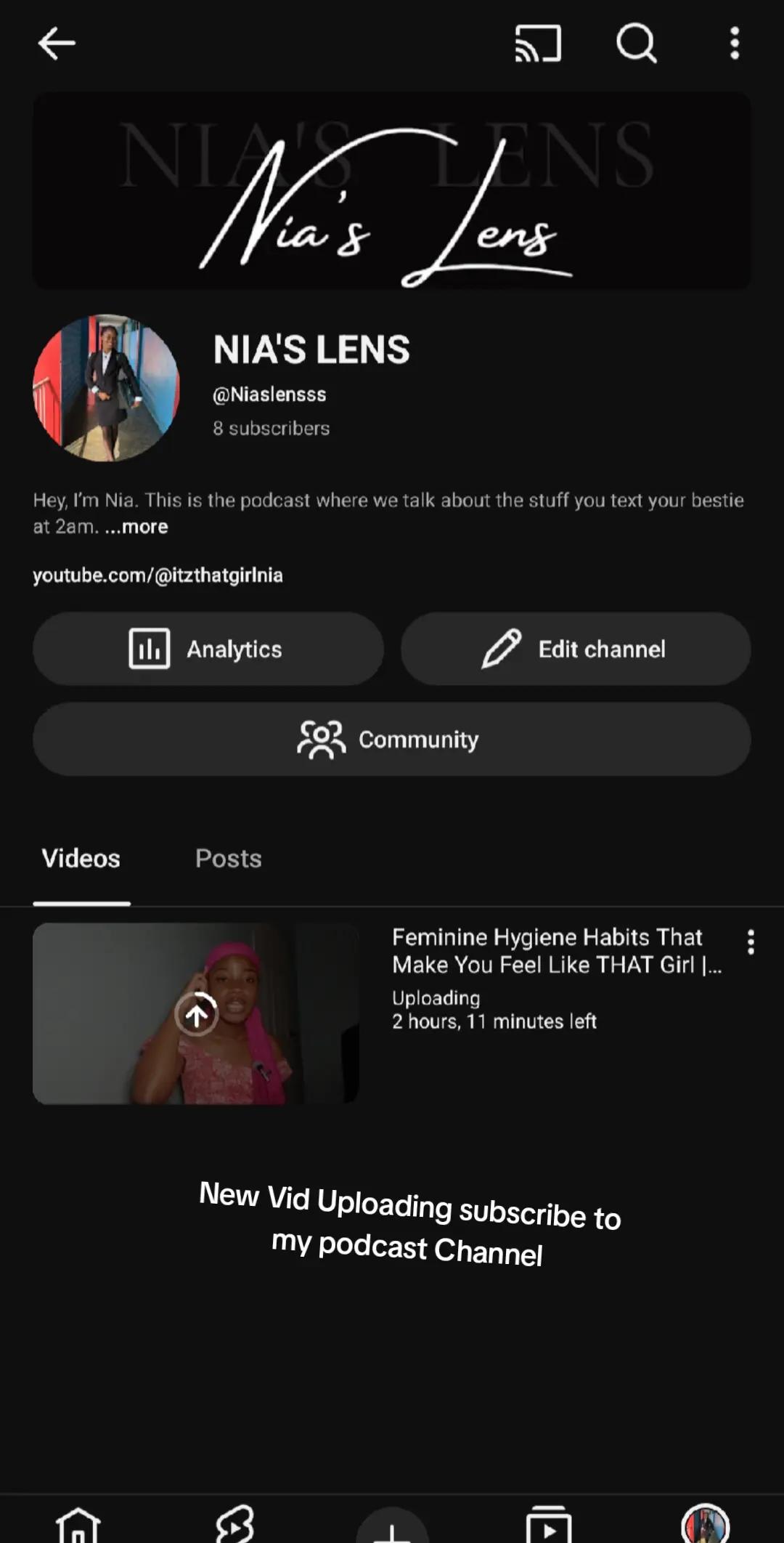 @ITZTHATGIRLNIA || Youtuber📸😝