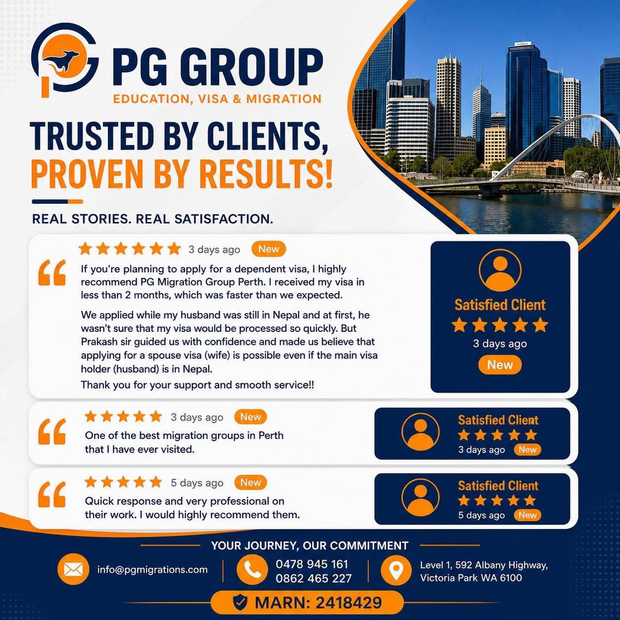 @PG MIGRATION GROUP PERTH