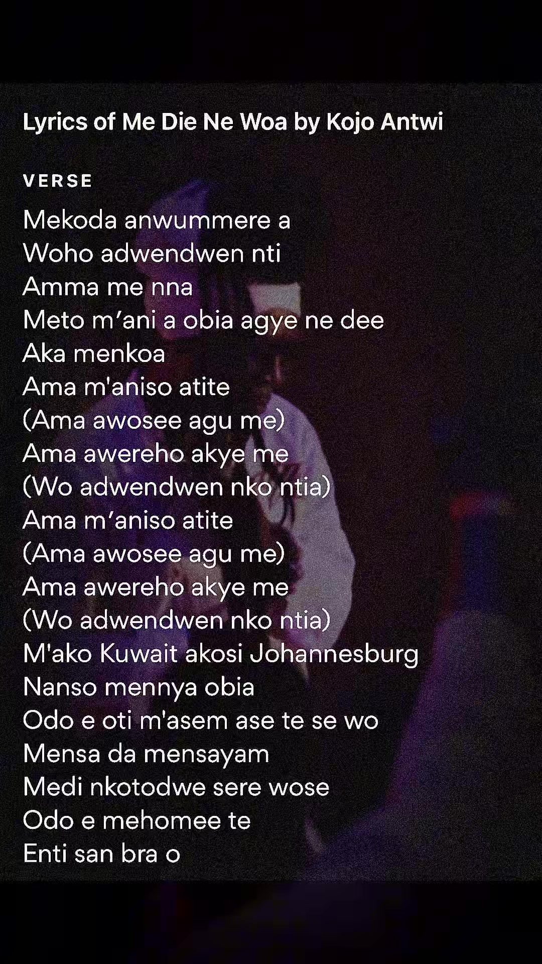 @Verified Fans Of Kojo Antwi