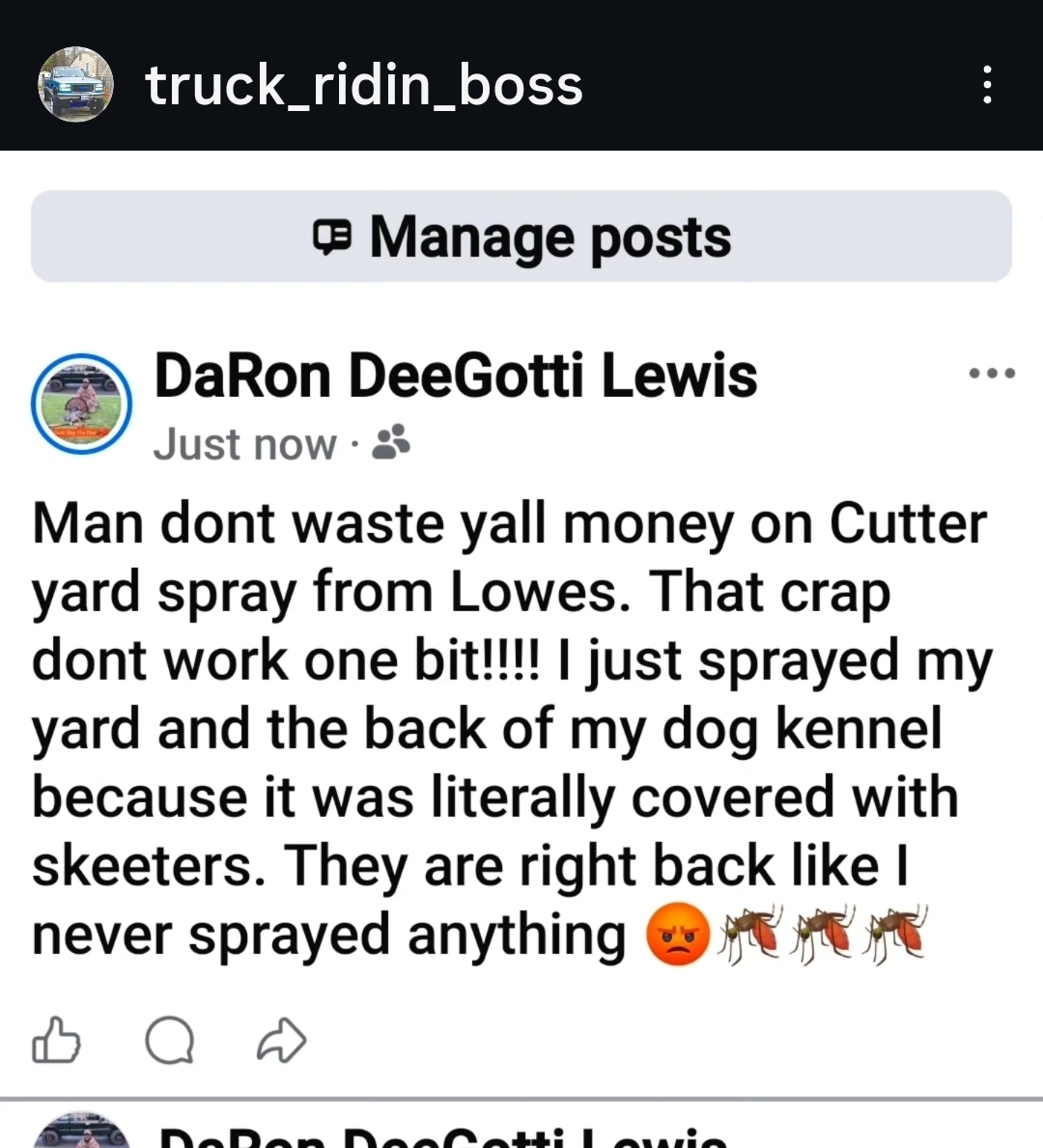@Daron DeeGotti Lewis