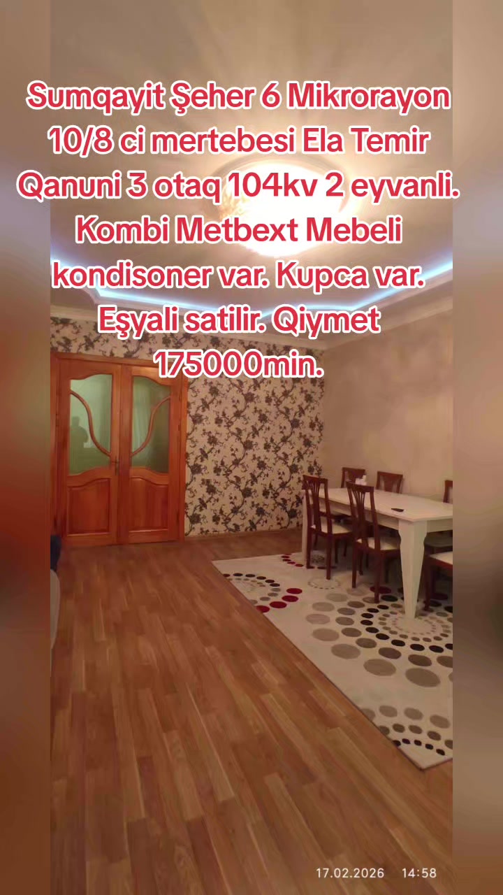 @SUMQAYIT EV ALQI SATQISI