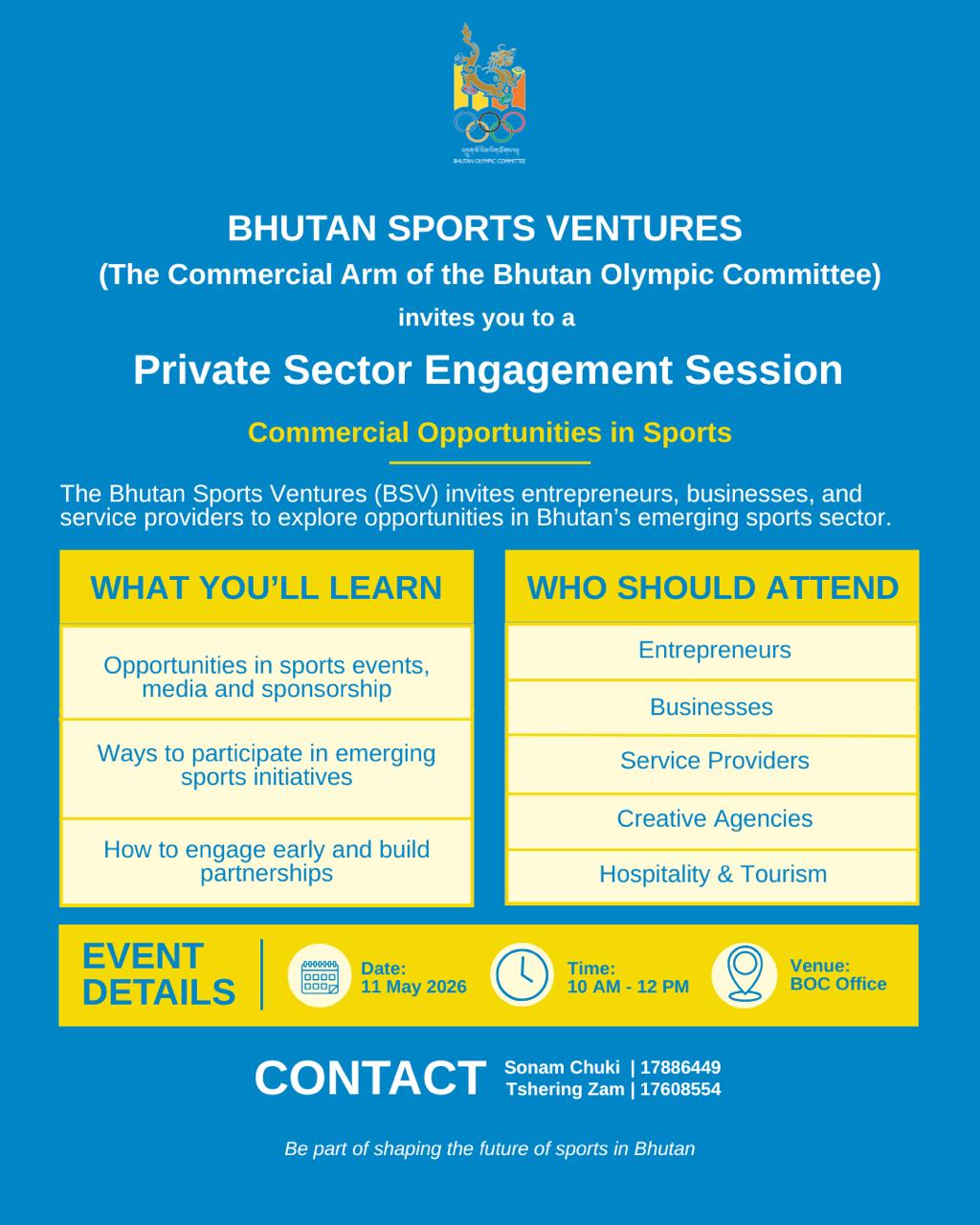 @Bhutan Olympic Committee