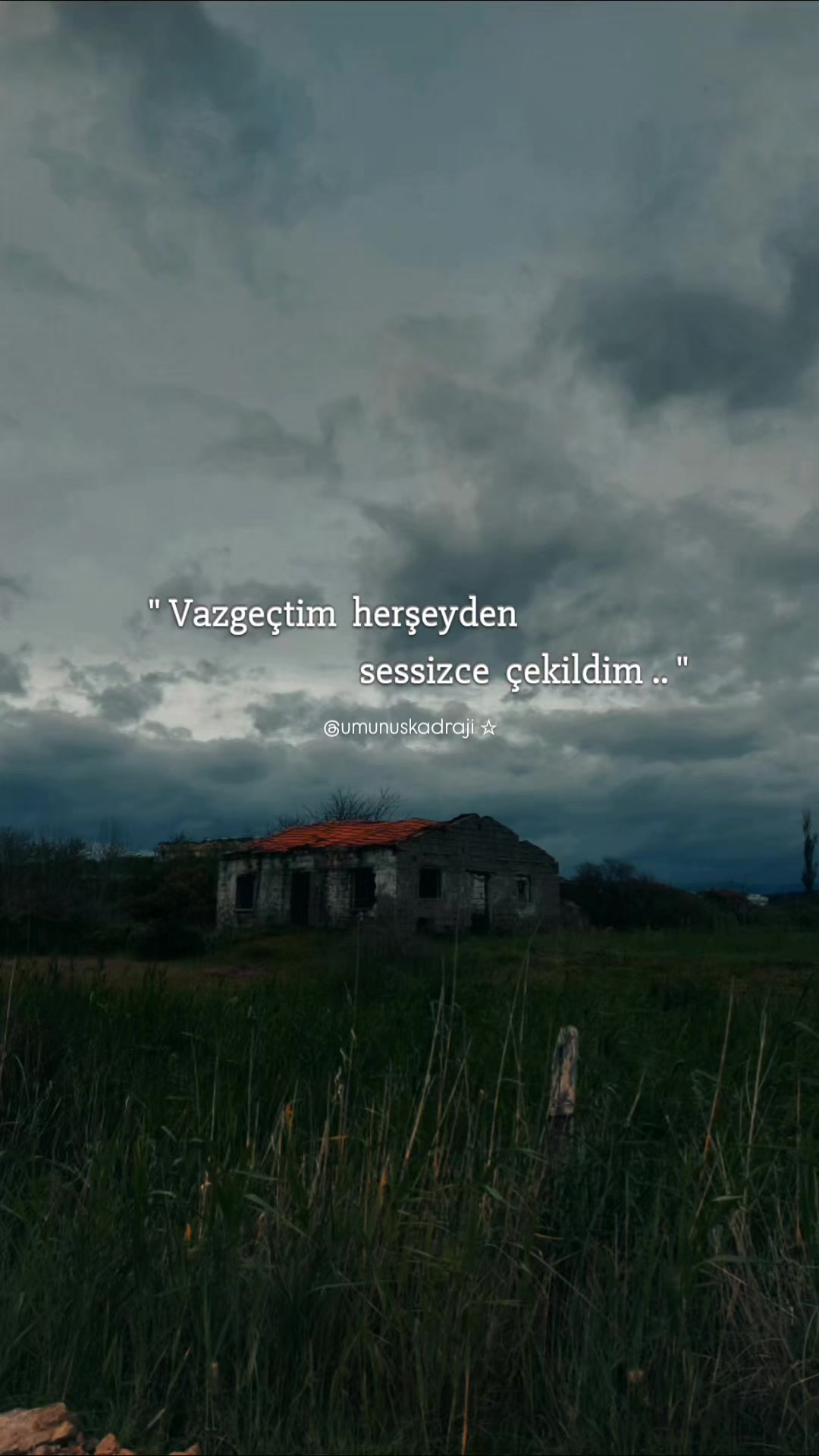 @&uuml;m&uuml;n&uuml;ş'&uuml;n kadrajı